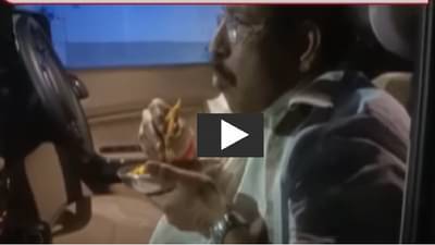 VIDEO | आरोग्यमंत्र्यांना जेवायलाही वेळ मिळेना, गाडीतच बसून राजेश टोपेंचा अल्पोपहार