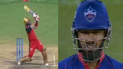 Video : बहुत तेज घुमाया ये तो.... मॅक्सवेलचा षटकार पाहून रिषभ पंतलाही आश्चर्य, स्टम्पमागून हिंदी कॉमेन्ट्री!