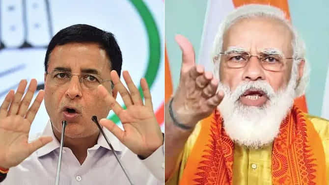 स्मशानभूमीत अंत्यसंस्कारासाठी रांगाच रांगा, हे फोटो मोदी सरकारला आयुष्यभर छळतील; सुरजेवालांची खोचक टीका