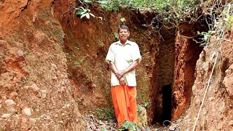 कर्नाटकातील सुपरहिरो, पडीक शेतीमध्ये 700 झाडांची लागवड, पाण्यासाठी खोदल्या 5 गुहा