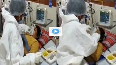 Video | कोविड वॉर्डमध्ये कर्तव्यावर असणाऱ्या नर्सची देशभरात चर्चा, व्हिडीओ पाहून तुम्हीसुद्धा सॅल्यूट ठोकाल