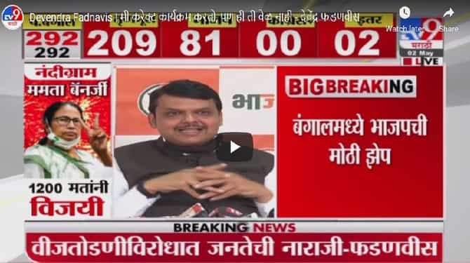 योग्य वेळी करेक्ट कार्यक्रम होणार, पण सध्या ती वेळ नाही : देवेंद्र फडणवीस