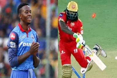 IPL 2021 : रबाडाच्या एक्सप्रेसने गेलच्या गाडीला ब्रेक, Video पाहून तुम्हीही म्हणाल, मानलं भावा तुला...!