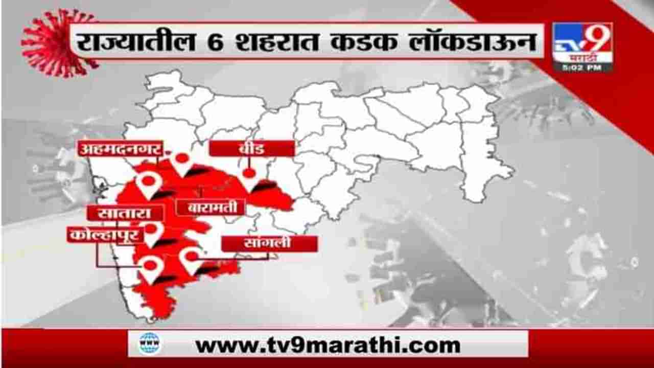 Maharashtra Lockdown | महाराष्ट्रातील सहा शहरात कडक लॉकडाऊन