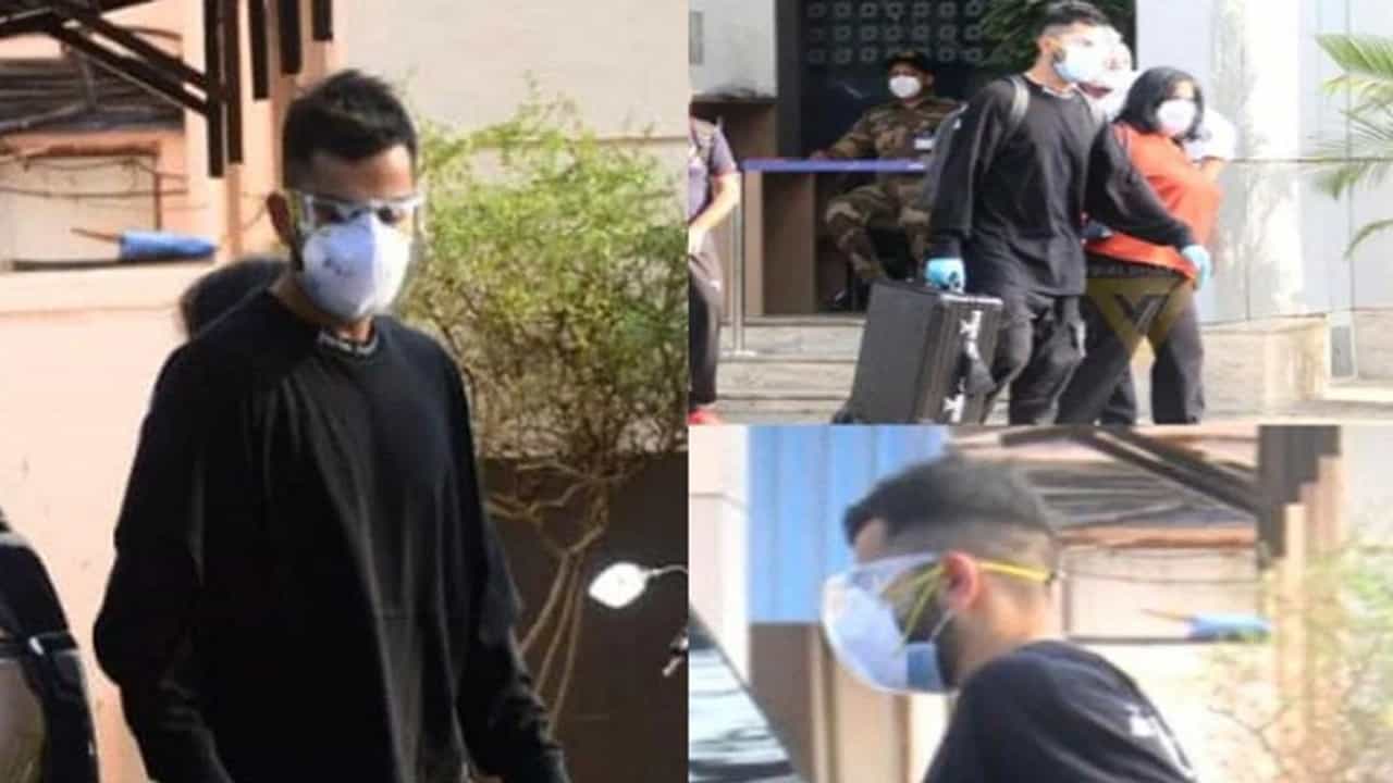 बायो बबलला रामराम करत खेळाडूंचा मोकळा श्वास, विराट अनुष्काचे घरी परततानाचे फोटो व्हायरल