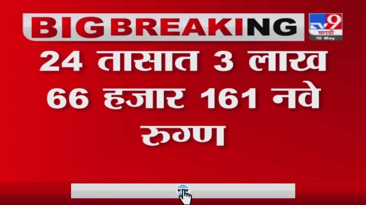 India Corona Case | देशात 3 लाख 66 हजार 161 नवे कोरोना रुग्ण; 3,754 रुग्णांचा मृत्यू