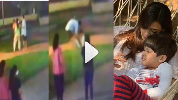 VIDEO | लेकाला वाचवण्यासाठी श्वेता तिवारी अक्षरशः लोळली, तरीही एक्स नवऱ्याने हिसकावलं