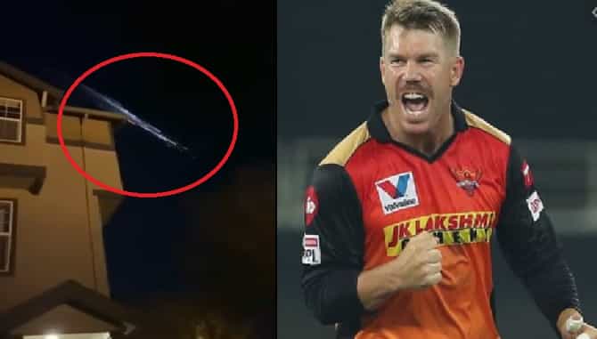 Chinese rocket | चीनचे रॉकेट कोसळताना जोरदार धमाका, वॉर्नरने मालदीवमधून सांगितला थरारक अनुभव
