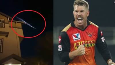 Chinese rocket | चीनचे रॉकेट कोसळताना जोरदार धमाका, वॉर्नरने मालदीवमधून सांगितला थरारक अनुभव