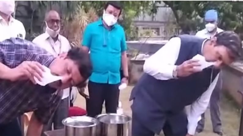 Video: जलनेती केल्यास कोरोना संसर्ग टाळता येतो; नाशिकच्या महापौरांचा प्रात्यक्षिकांसह दावा