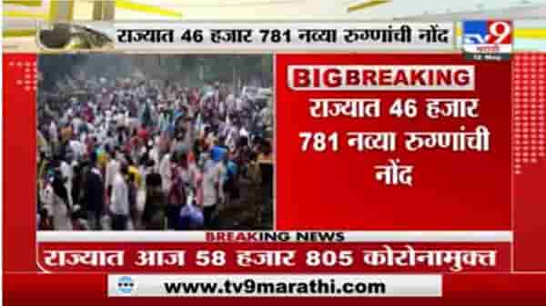 Maharashtra Corona | राज्यात आज दिवसभरात 46 हजार 781 नवे कोरोनाचे रुग्ण