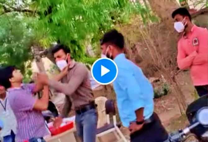 VIDEO: काँग्रेसच्या माजी आमदाराच्या मुलाकडून डॉक्टरवर हल्ला, मारहाण केल्याचा व्हिडीओ व्हायरल