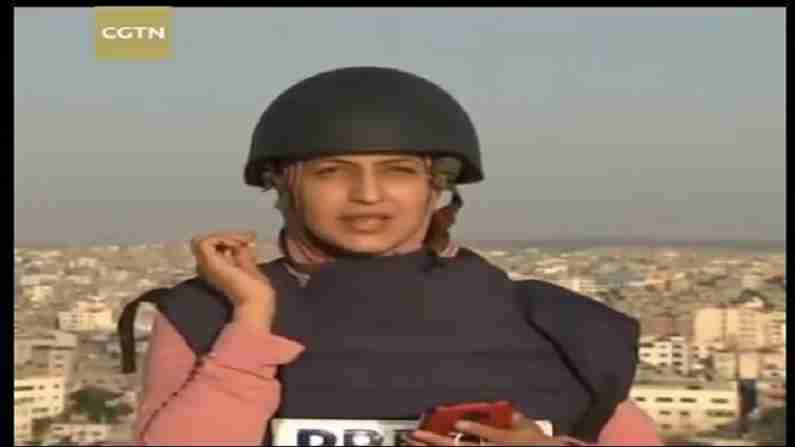 Video: जेव्हा अल जझिराची रिपोर्टर LIVE करत असताना रॉकेट हल्ला होतो