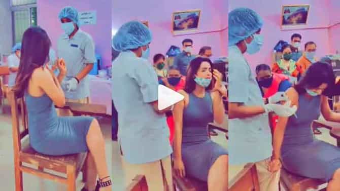Video | कोरोना लसीकरणादरम्यान हजार नखरे, ‘बिग बॉस मराठी’ फेम अभिनेत्री सोशल मीडियावर जोरदार ट्रोल!