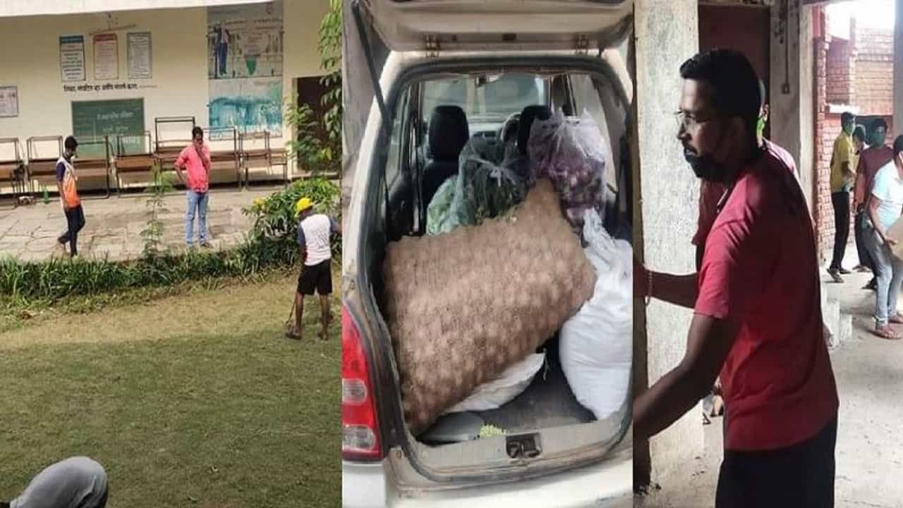 अख्खं गाव सुतकात, तरुण जिद्दीला पेटले, लोकप्रतिनिधींच्या नाकावर टिच्चून कोव्हिड सेंटर उभारलं!