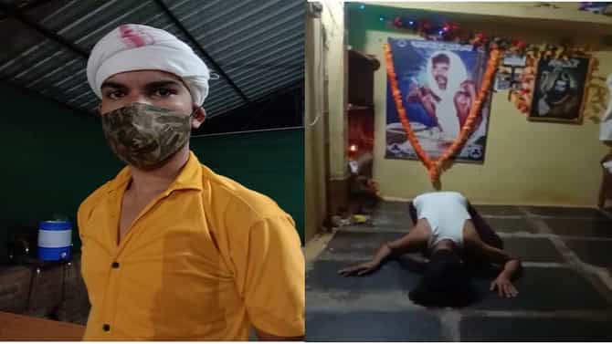 दैवी शक्तीने कोरोना बरा करतो, अंगात शेषनाग संचारतो, पैशांचा पाऊस पाडतो, नागपुरात ढोंगीबाबाचा फिल्मी स्टाईल पर्दाफाश