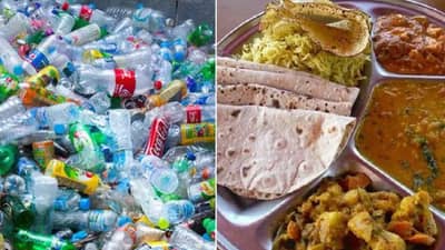 एक किलो प्लास्टिकवर भरपेट थाळी, अर्ध्या किलोवर नाश्ता; या कॅफेची चर्चा तर होणारच!