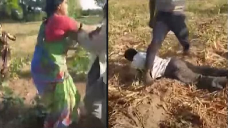 VIDEO | औरंगाबादेत शेतकरी कुटुंबाला बेदम मारहाण, पुरुषांसह महिलांनाही चोप