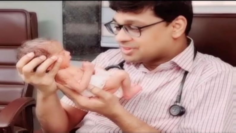 VIDEO: अवघ्या 900 ग्रॅम वजनाचं बाळ, झोपवण्यासाठी डॉक्टरांनीच गायली अंगाई