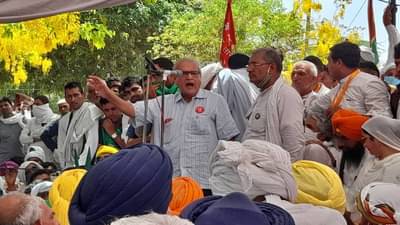 हरियाणात 10,000 शेतकऱ्यांचं शक्तिप्रदर्शन, अखेर भाजप सरकारनं 350 शेतकऱ्यांवरील गुन्हे मागे घेतले