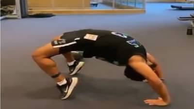 Video : WTC फायनलअगोदर जीममध्ये घाम, रिषभ पंतचा हा स्टंट पाहिला का?