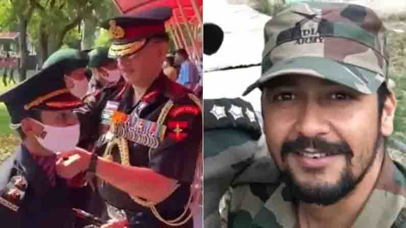 जम्मू-काश्मीरच्या पुलवामा हल्ल्यात शहीद झालेल्या मेजर विभूती शंकर धौंडियाल (vibhuti dhoundiyal) यांची पत्नी नितीका कौल (Nitika Kaul) या भारतीय सैन्यात सामील झाल्या आहेत. सैन्यात भरती झाल्यानंतर त्या आता 'लेफ्टनंट नितीका धौंडियाल' बनल्या आहे. नितीका यांनी आज भारतीय सैन्याचा गणवेश परिधान करून हुतात्मा मेजर विभूती शंकर यांना श्रद्धांजली वाहिली. मेजर विभूती फेब्रुवारी 2019 मध्ये जैश-ए-मोहम्मदच्या (जेईएम) दहशतवाद्यांशी झालेल्या चकमकीत शहीद झाले होते.