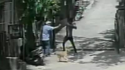 सोसायटीचे गेट उघडायला उशीर झाल्याने तरुणाकडून बुलेटच्या चैनने वॉचमनला अमानुषपणे मारहाण