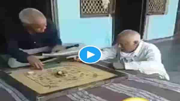 Video | कॅरम खेळताना मध्येच फिसकटलं, दोन म्हाताऱ्यांमध्ये जोरदार राडा, व्हिडीओ व्हायरल