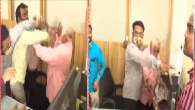 VIDEO | लोकपत्रच्या संपादकांवर कार्यालयात हल्ला, आक्षेपार्ह लिखाणावरुन राणेंच्या कार्यकर्त्यांचा संताप