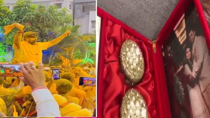 VIDEO | लेकीच्या मांडव टहाळीला भाजप आमदाराचा डान्स, भंडारा उधळत पुण्यात महेश लांडगेंचे बेफाम नृत्य