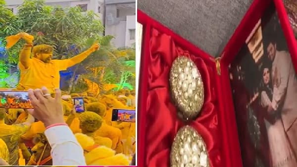 VIDEO | लेकीच्या मांडव टहाळीला भाजप आमदाराचा डान्स, भंडारा उधळत पुण्यात महेश लांडगेंचे बेफाम नृत्य