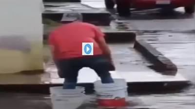 Viral Video : दारूसाठी जीवाचा आटापिटा, माणसाचे देशी जुगाड एकदा पाहाच