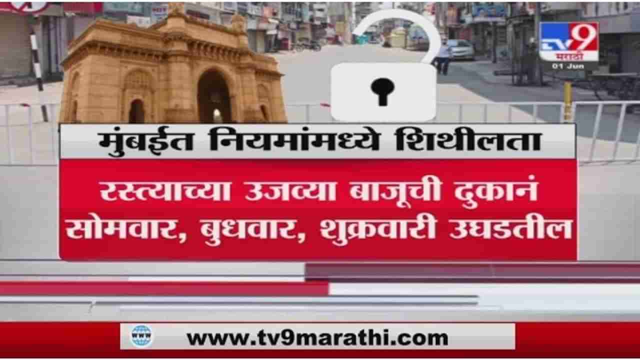 Mumbai Lockdown Update | मुंबईत लॉकडाऊनच्या नियमांमध्ये शिथिलता