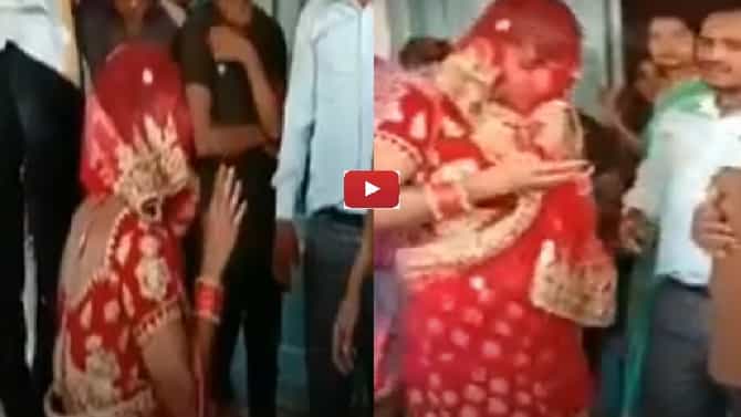 Video | प्रेयसीला पाहण्यासाठी जीवाची घालमेल, पठ्ठ्याने थेट नवरीचा साज चढवला, व्हिडीओ व्हायरल