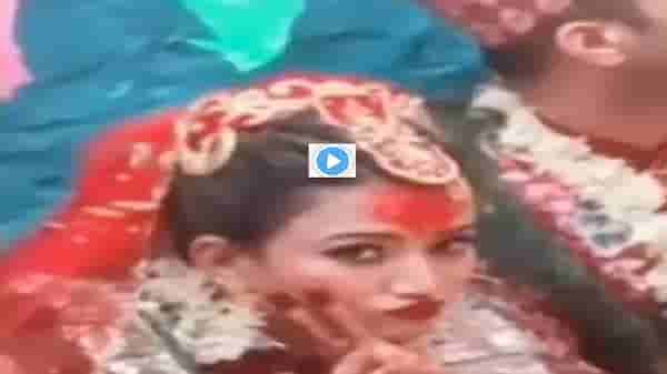 Viral Video : भर मंडपात नवरीने डोळे मिचकावले, केला असा इशारा की सोशल मीडियावर व्हिडीओ व्हायरल