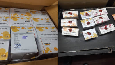 कोरोना रुग्णांसाठीच्या फेव्हीमॅक्स गोळ्यांत कपड्यांसाठीच्या स्टार्च पावडरचा वापर! कंपनीही अस्तित्वात नाही