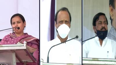 अदिती चांगलं काम करतेय, ती कमी पडली की तिचा बाप माझ्या डोक्यावर येऊन बसतो : अजित पवार