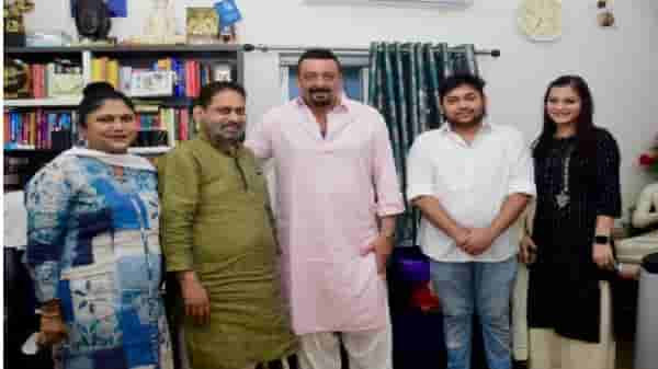 ...आणि संजय दत्त अचानक मंत्री नितीन राऊत यांच्या भेटीला नागपूरच्या घरी