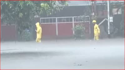 Mumbai Rains: मुंबईत पावसाची जोरदार बॅटिंग, सखल भागांमध्ये साचले पाणी