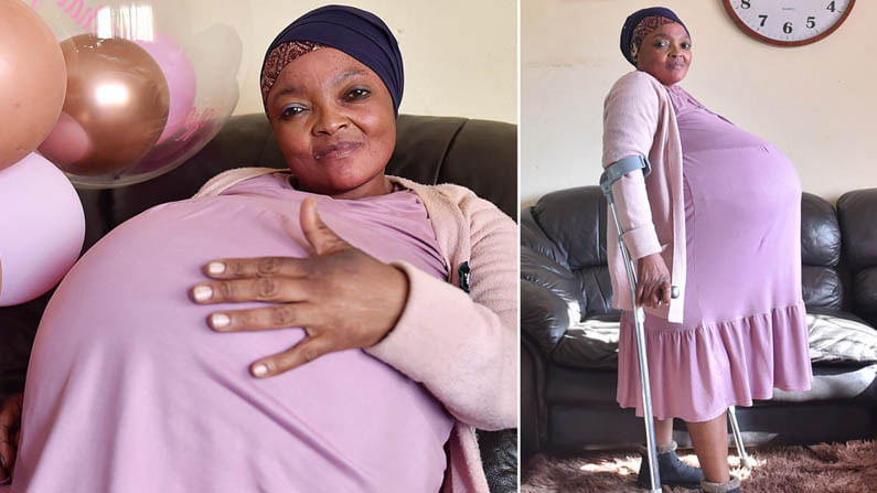 अवघ्या एका महिन्यात मोडला रेकॉर्ड, दक्षिण आफ्रिकेतील महिलेने एकाचवेळी दिला 10 मुलांना जन्म!