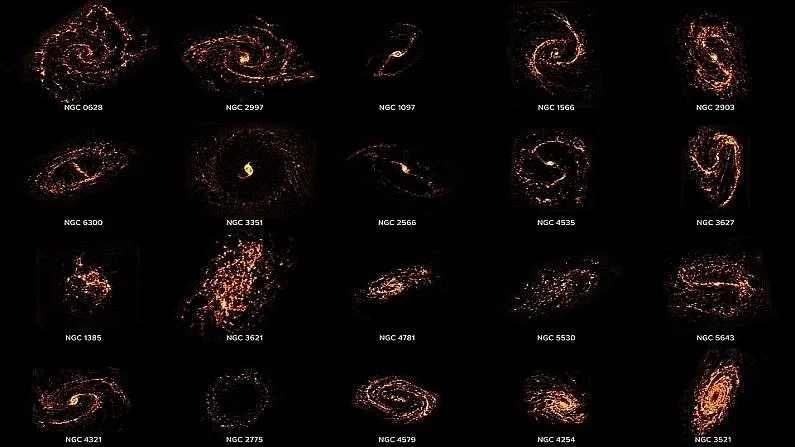 या पथकाने आपल्या आकाशगंगेच्या जवळ असलेल्या 90 आकाशगंगांमधील 1 लाखपेक्षा अधिक नर्सरींचा शोध लावलाय. (Photo Credit-ALMA)