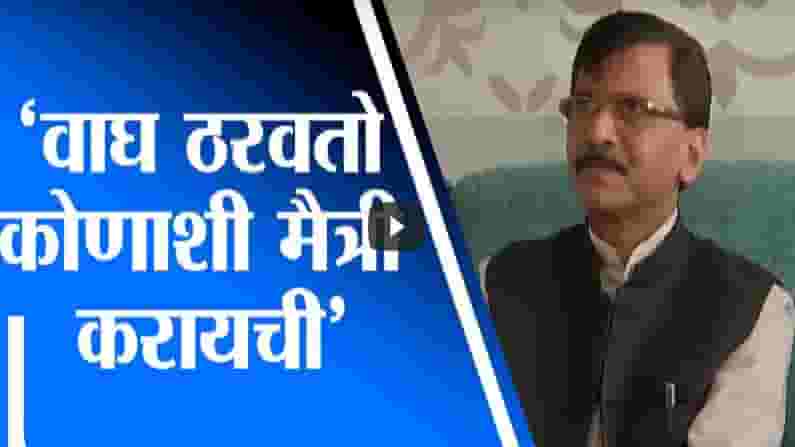 वाघाशी मैत्री होत नाही, वाघ ठरवतो कुणाशी मैत्री करायची, संजय राऊतांचं चंद्रकांत पाटलांना उत्तर वाघाशी मैत्री होत नाही, वाघ ठरवतो कुणाशी मैत्री करायची, संजय राऊतांचं चंद्रकांत पाटलांना उत्तर