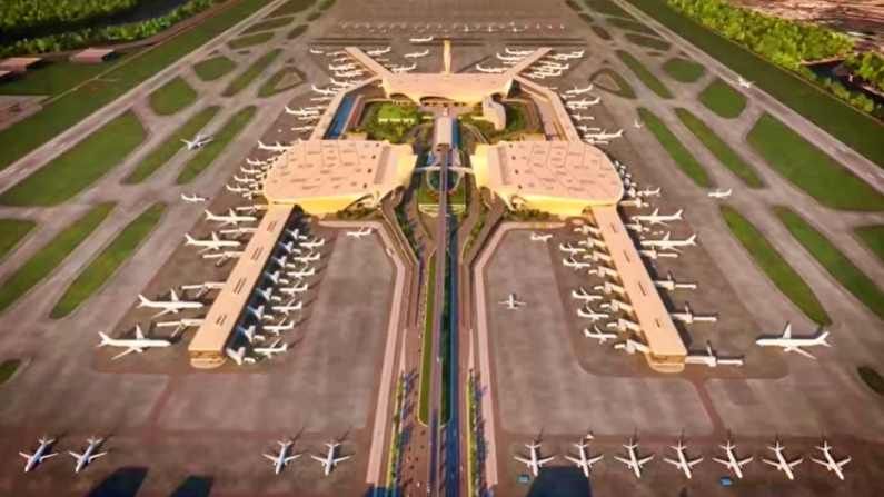 VIDEO: कमळाचं डिझाईन, अद्ययावत सुविधा, पाहा कसं आहे नवी मुंबई आंतरराष्ट्रीय विमानतळाचं डिझाईन
