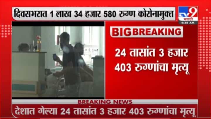 India Corona | देशात 24 तासांत 91 हजार 702 कोरोना नवे रुग्ण India Corona | देशात 24 तासांत 91 हजार 702 कोरोना नवे रुग्ण