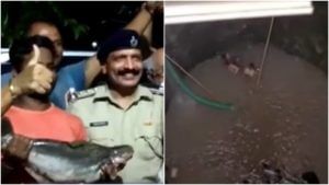 Video: काढायला गेले कार, सापडला मासा, मुंबईकरांच्या सुट्टीला असाही तडका