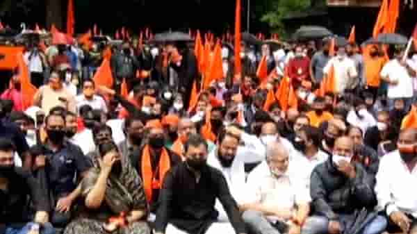 Maratha Morcha Kolhapur Live : संभाजीराजे, उद्याच मुंबईला या, सतेज पाटलांचं निमंत्रण
