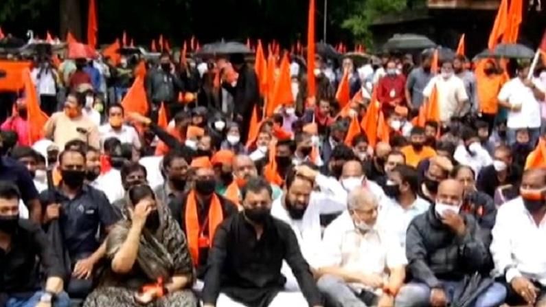 Maratha Morcha Kolhapur Live : संभाजीराजे, उद्याच मुंबईला या, सतेज पाटलांचं निमंत्रण