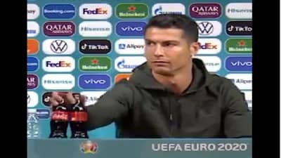 Video : ख्रिस्तियानो रोनाल्डोची एक कृती, कोका-कोला कंपनीला अब्जावधींचा फटका