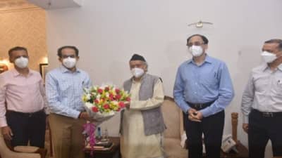 हॅप्पी बर्थडे राज्यपाल, शुभेच्छा देण्यासाठी मुख्यमंत्री राजभवनावर!