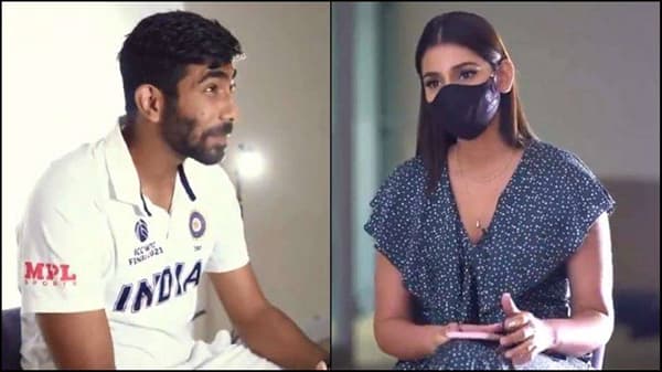 WTC Final 2021 : बुमराहची सामन्याअगोदर बायको संजनाला मुलाखत, तो प्रश्न विचारताच लाजेने चुर्रर्र झाला!